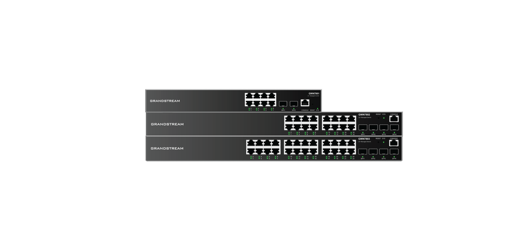 Grandstream GWN7801P, Managed Switch, 8x Gigabit ports, 2x SFP, 8x Poe, L2 layer-OLD
